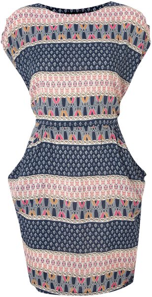 Madam Rage Tribal Slouch Dress - Lyst
