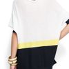 Mango Oversize Cotton Jumper in Black (cream) - Lyst