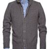 Mango Dakar Cableknit Cardigan in Gray for Men (gunmetal) - Lyst