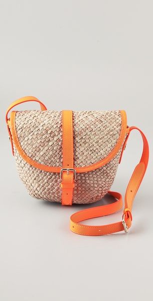 Marc By Marc Jacobs Preppy Straw Canteen Bag in Orange - Lyst