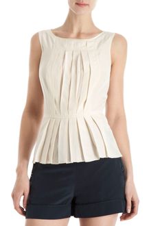 Marc By Marc Jacobs Pleat Front Blouse - Lyst
