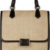 Marc By Marc Jacobs Faux Leather Trimmed Straw Shoulder Bag in Beige (straw) - Lyst