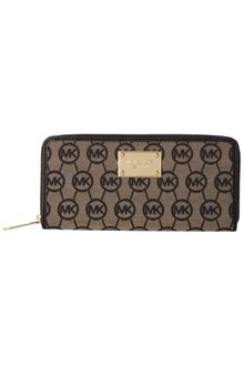 Michael by Michael Kors Monogram Zip Around - Lyst