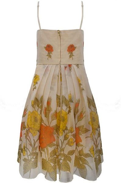 Minuet Petite Yellow Vintage Silk Prom Dress in Yellow