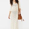 Nasty Gal Freewheelin Crochet Dress in Beige (cream) - Lyst