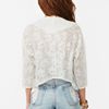 Nasty Gal Sofie Lace Jacket in Beige (ivory) - Lyst