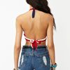 Nasty Gal Unif America Crochet Top in Blue (red) - Lyst