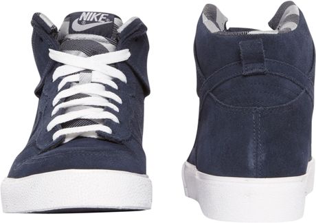 navy high top dunks