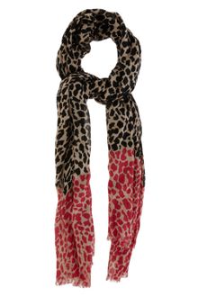 Oasis Pink Animal Border Scarf - Lyst