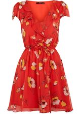Oasis Taxi Driver Frill Tea Dress