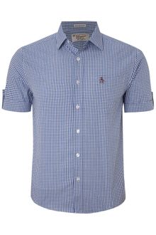 Original Penguin Short Sleeved Ginham Shirt - Lyst