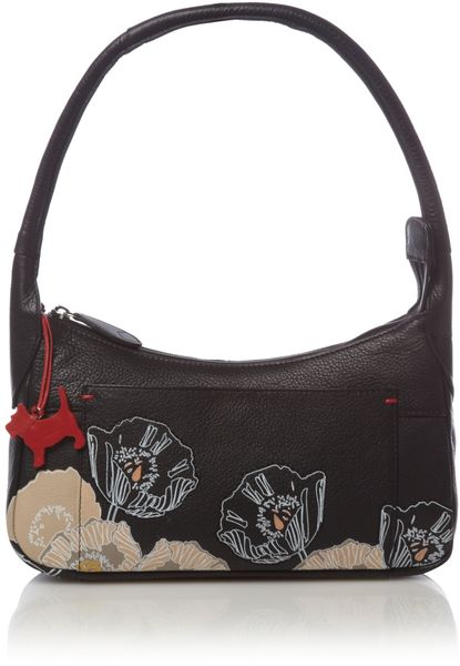 Radley Caversham Flower Print Small Cross Body Bag in Black - Lyst