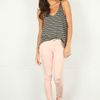 Rag & Bone Rag Bonejean Skinny Jean with Holes in Pink (bone) - Lyst