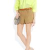 Red Valentino Leather and Canvas Wedge Sandals in Brown (camel) - Lyst
