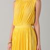 Tibi Sleeveless Dress in Yellow (lemonade) - Lyst