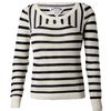 Tommy Hilfiger Nina Long Sleeved Stripe Sweater in Beige (cream) - Lyst