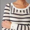 Tommy Hilfiger Nina Long Sleeved Stripe Sweater in Beige (cream) - Lyst