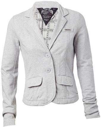  Sandy Heavy Knit Casual Blazer 