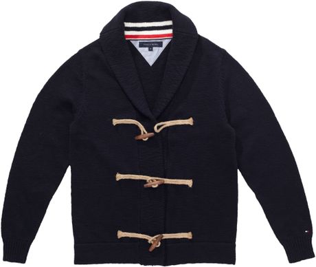 Tommy Hilfiger Santi Shawl Cardigan in Blue for Men (navy) - Lyst
