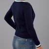 Tommy Hilfiger Waverly Tipping Cardigan in Blue (navy) - Lyst
