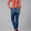 Tommy Hilfiger Felice Check Long Sleeve Shirt in Multicolor (orange) - Lyst