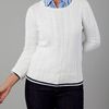 Tommy Hilfiger Wally Cable Jumper in White - Lyst