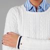 Tommy Hilfiger Wally Cable Jumper in White - Lyst