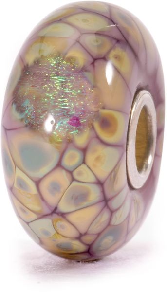 Trollbeads Flower Mosaic Glass Charm Bead in Purple - Lyst