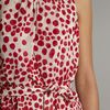 Untold Draped Polka Dot Dress in Red (raspberry) - Lyst