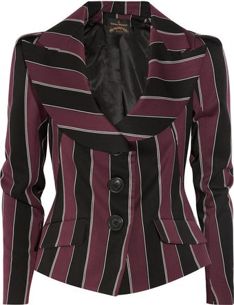  Noble Striped Twill Jacket 