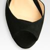 Alexandre Birman Suede Wedge Platform Sandals in Black - Lyst