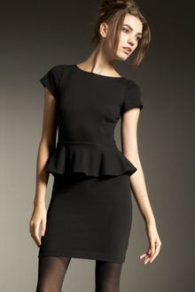 Alice + Olivia Victoria Knit Peplum Dress - Lyst