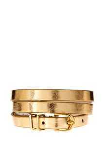 ASOS Collection Asos Metallic Metal Keeper Super Skinny Belt - Lyst
