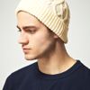 Asos Cable Knit Turn Up Beanie in Beige for Men (ecru) - Lyst