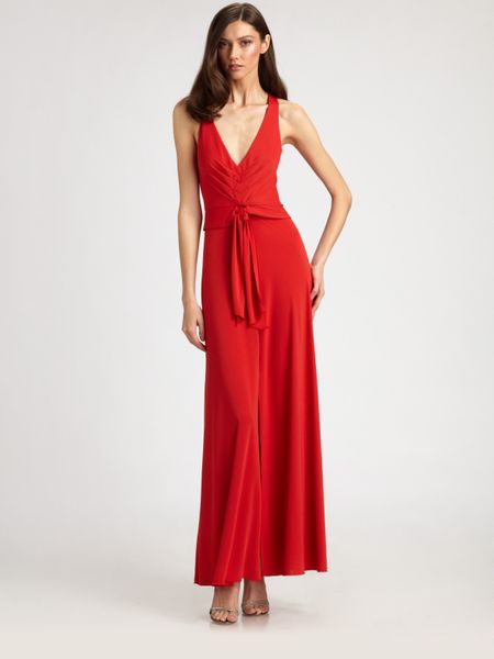 Bcbgmaxazria Sophia Gown in Red - Lyst