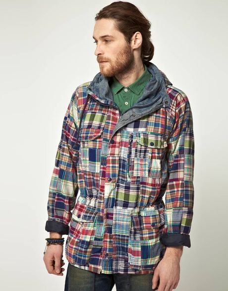 Ralph Lauren Denim Supply By Ralph Lauren Coat with Patchwork Check in Multicolor for Men (multi) - Lyst