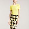 Derek Lam Patchwork Snakeskin Skirt in Yellow (multi) - Lyst