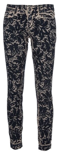  Lace Print Jean 