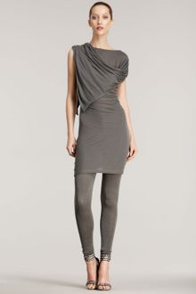Donna Karan New York Draped Scarf Tunic - Lyst