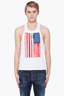 DSquared2 Hetero Stars Stripes Tank Top - Lyst