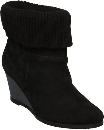  Patrice D Knit Collar Wedge Ankle Boots 