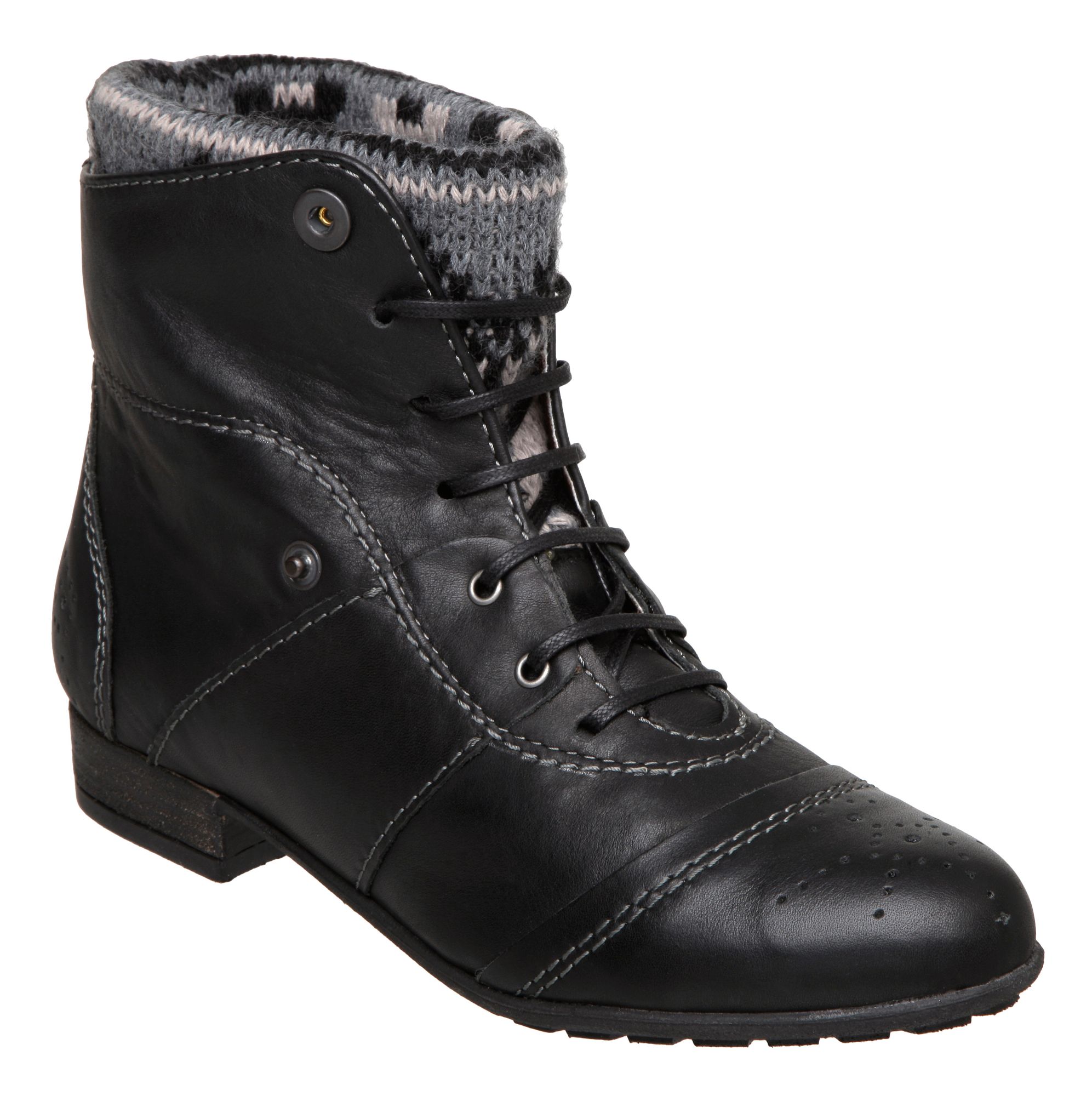 sock lace up boots