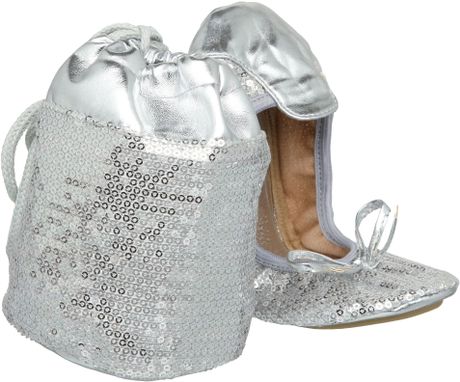 dune fold up ballerina shoes
