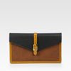 Fendi Chameleon Bustina Patent Leather Leather Clutch in Brown (black) - Lyst