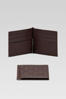 Gucci Money Clip Wallet Chocolate - Lyst