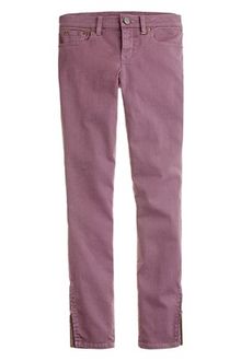J.Crew Garmentdyed Anklezip Toothpick Jean - Lyst