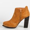 Jeffrey Campbell Desmond Suede Bootie with Tall Heel  in Yellow (mustard) - Lyst