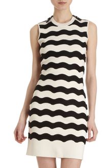 Kenzo Wavy Stripe Knit Sweater Dress - Lyst