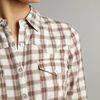 Linea Weekend Checked Shirt in Beige (coral) - Lyst