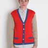 Marc Jacobs  Silk Cotton Cashmere Cardigan in Beige for Men (red) - Lyst